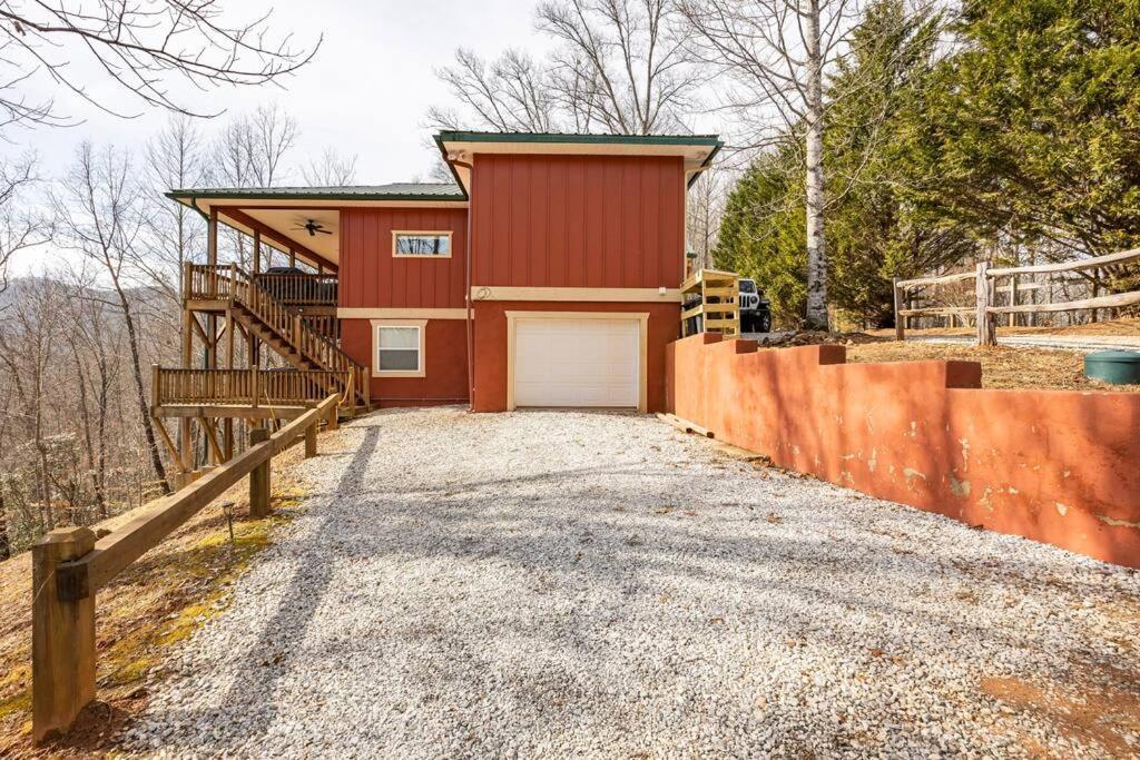 Red Rooster Family Cabin W/Hot Tub+Fire Pit+View Franklin Exterior photo